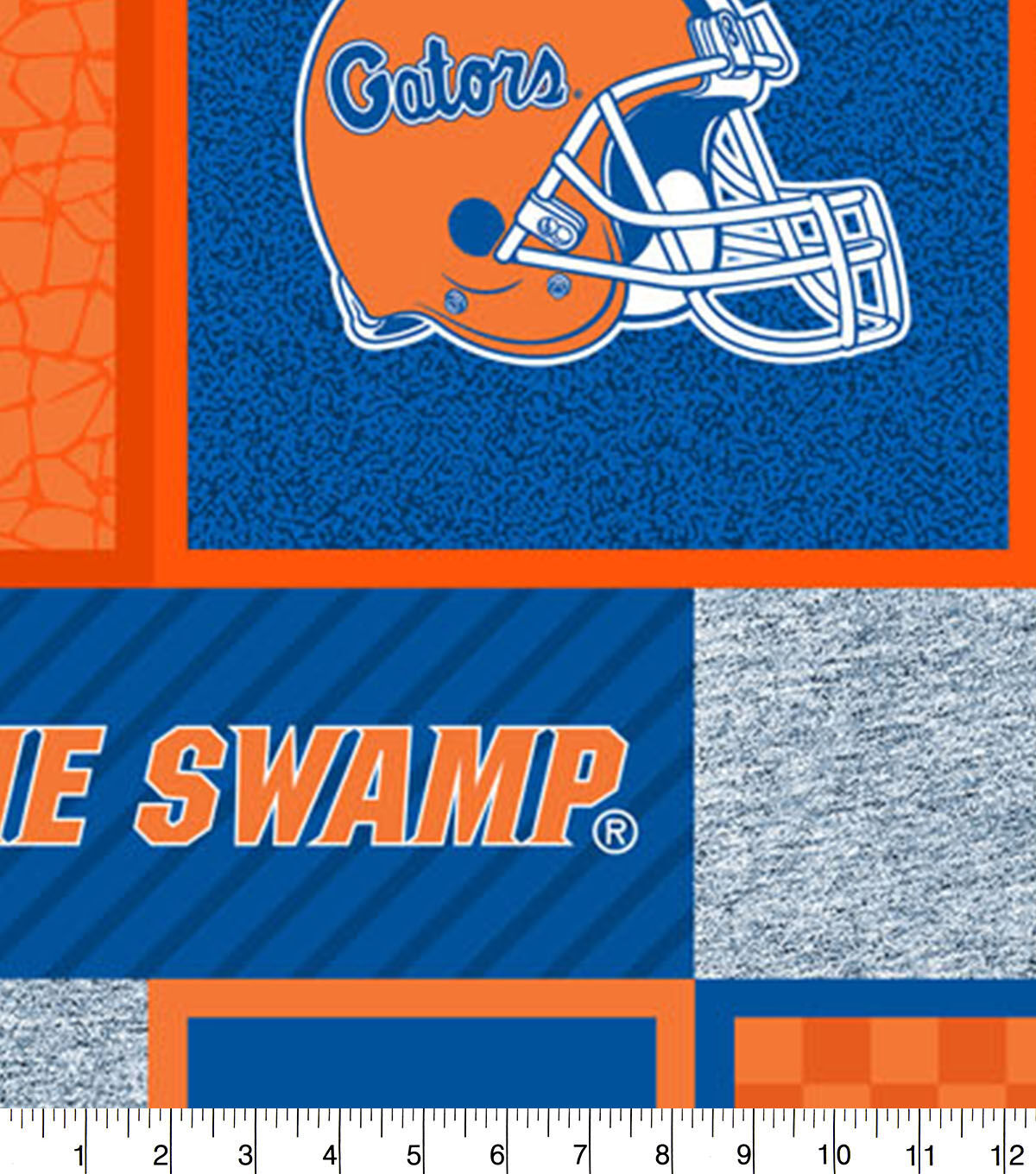 Florida Gators Fleece Fabric College Patches