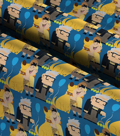 Up Character Pack Disney Cotton Fabric