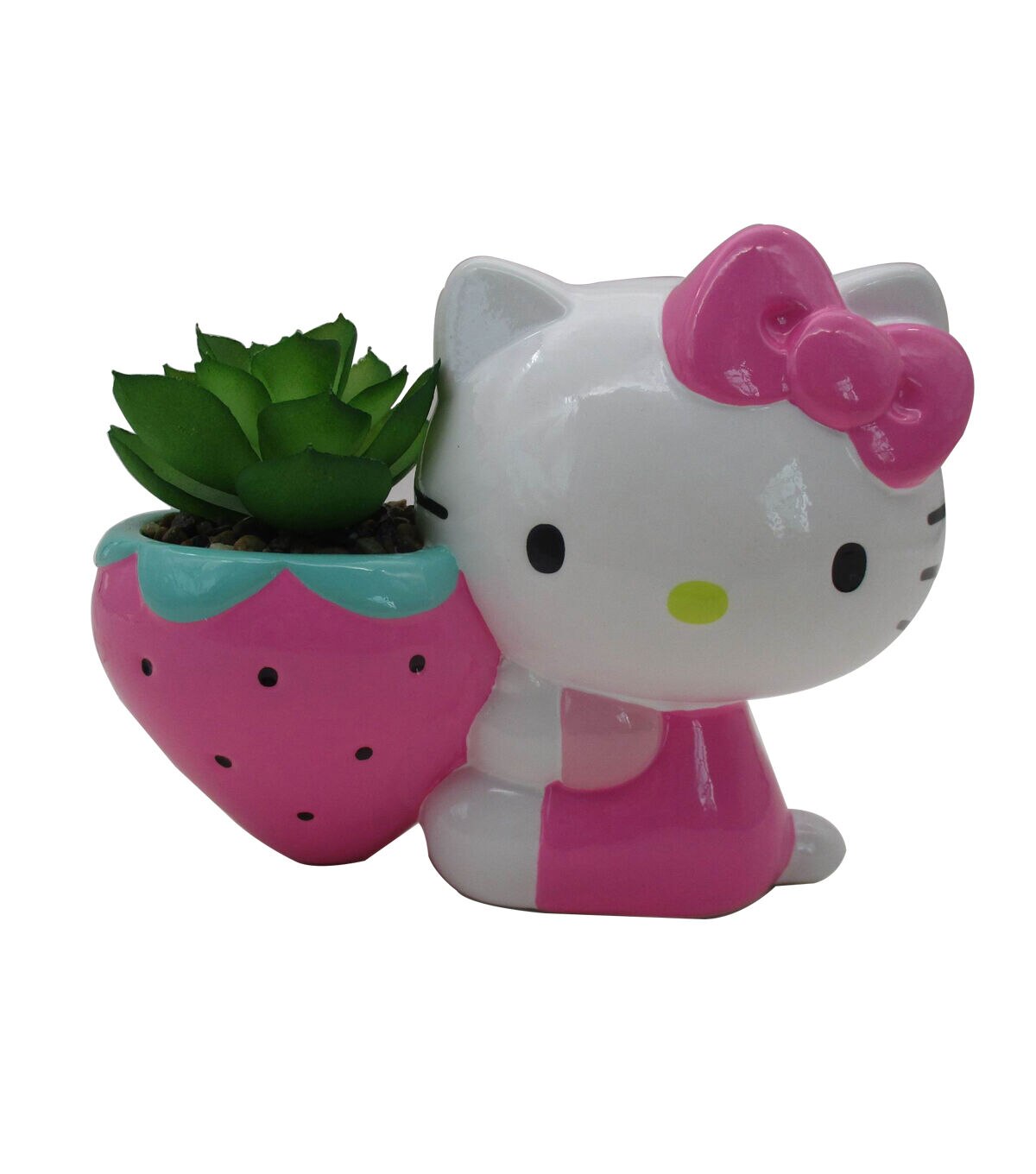 5 Hello Kitty Strawberry Mini Ceramic Planter