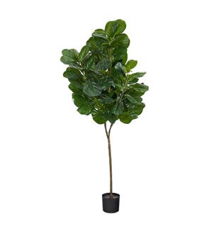 Nearly Natural 6' Fiddle Leaf Fig Artificial Tree