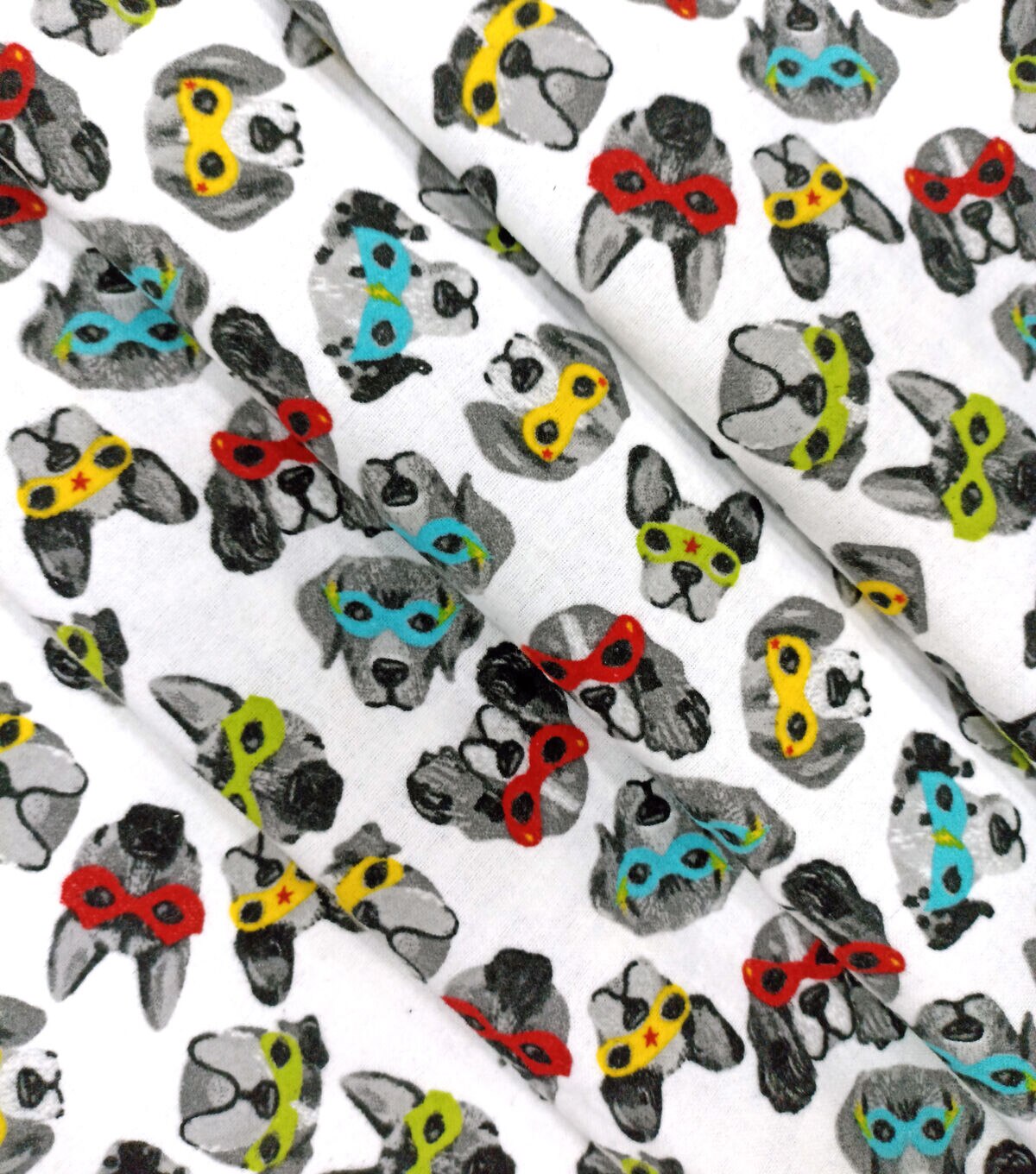 Super Hero Dogs Super Snuggle Flannel Fabric