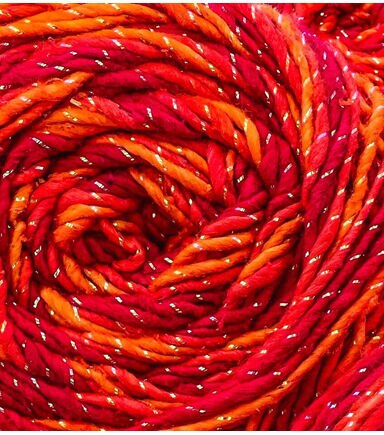 Darn Good Yarn Sparkle 75yds Worsted Silk Yarn