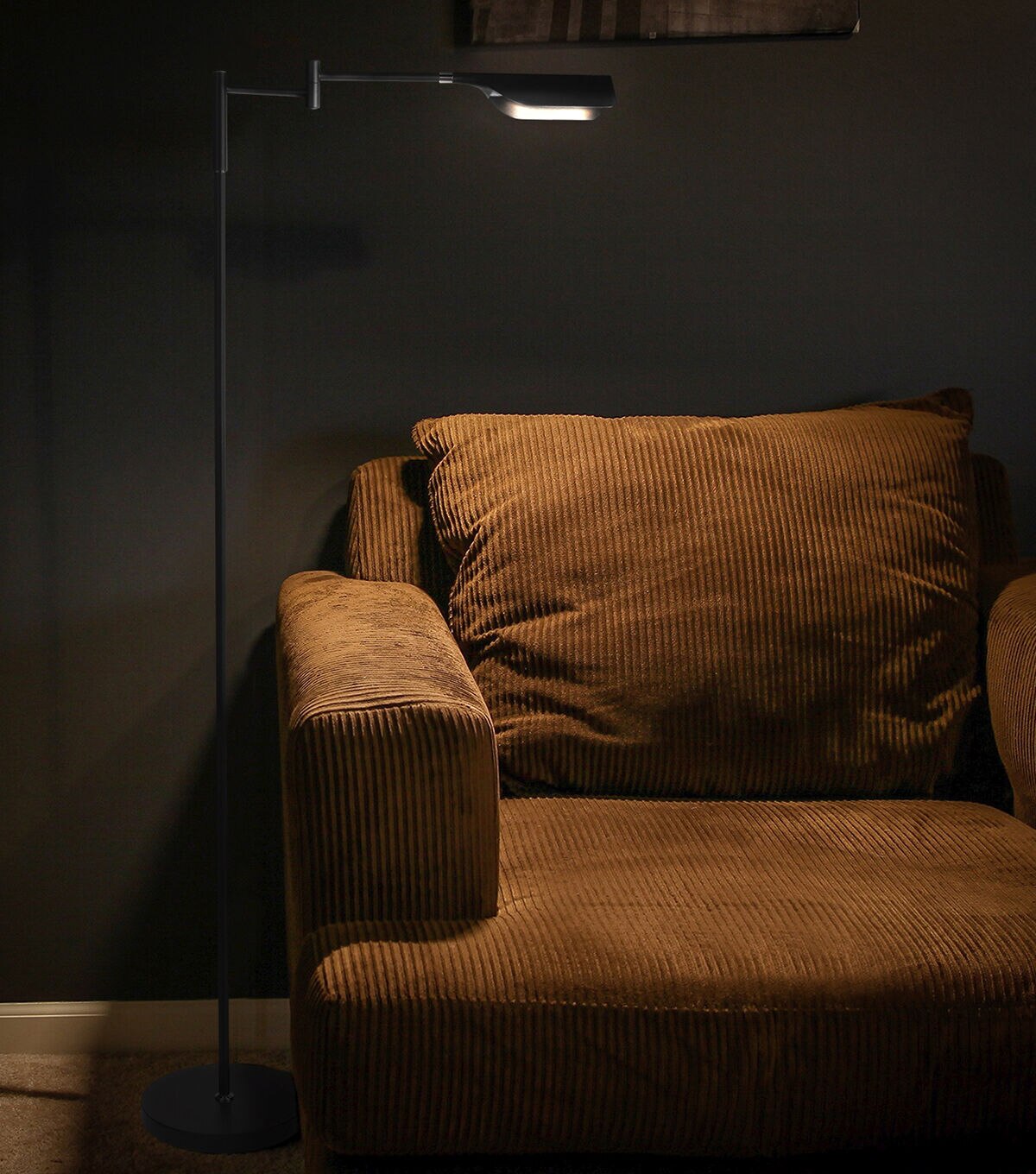 Brightech Leaf LED Floor Lamp - Black