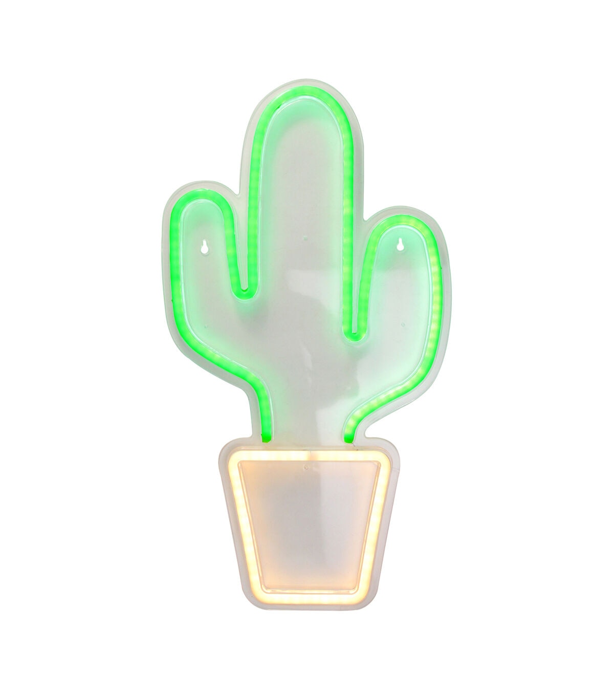 Northlight 18.5 Green Cactus LED Neon Style Wall Sign