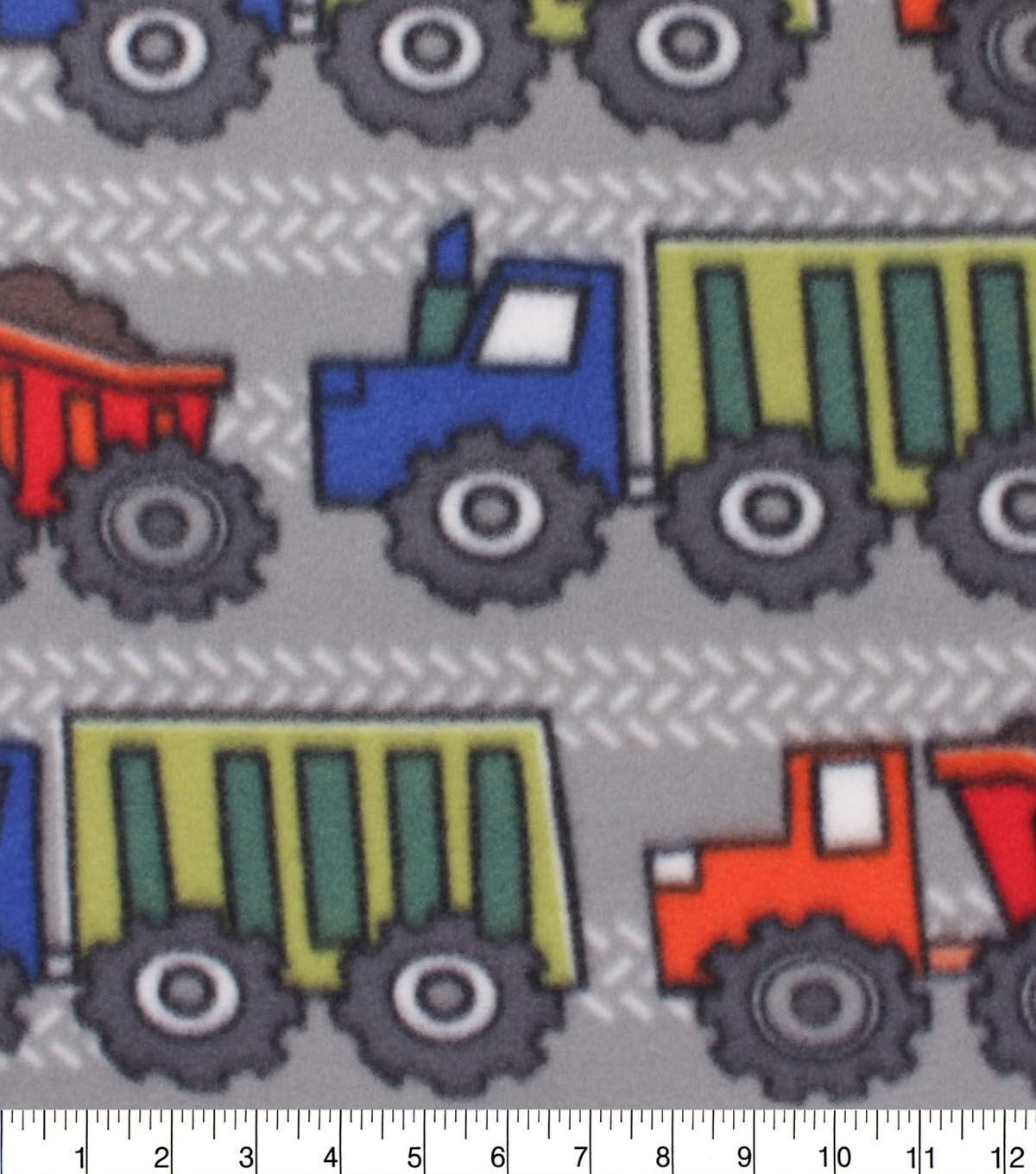 Blizzard Fleece Fabric Construction Stripe