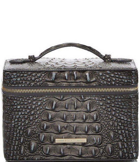 Melbourne Collection Charmaine Travel Nocturnal Leather Makeup Bag