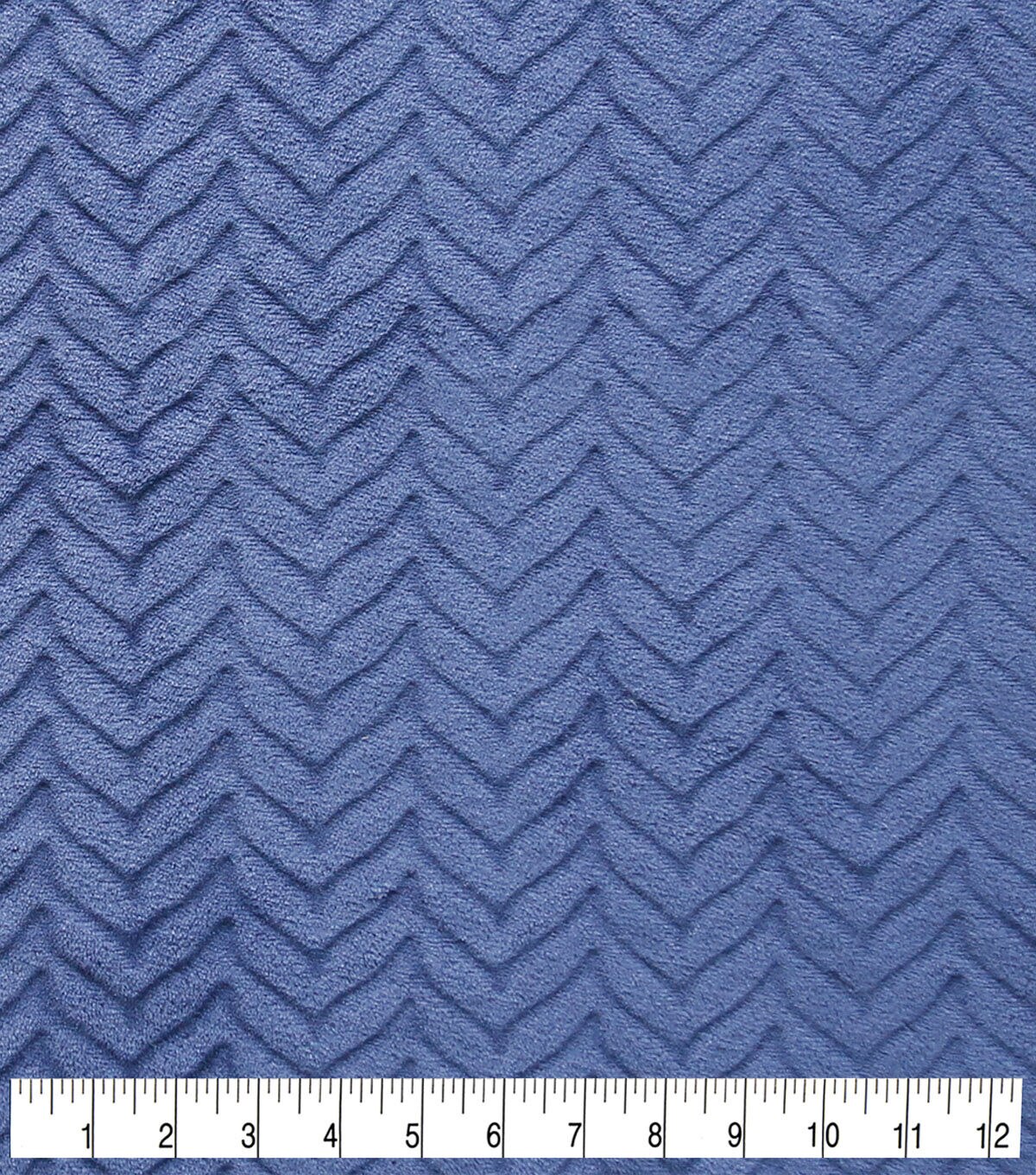 Navy Arrow Embossed Sew Lush Fleece Fabric