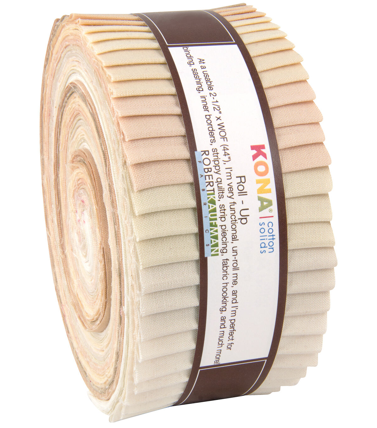 Robert Kaufman Kona Cotton Not Quite White 40-Piece Cotton Fabric Roll