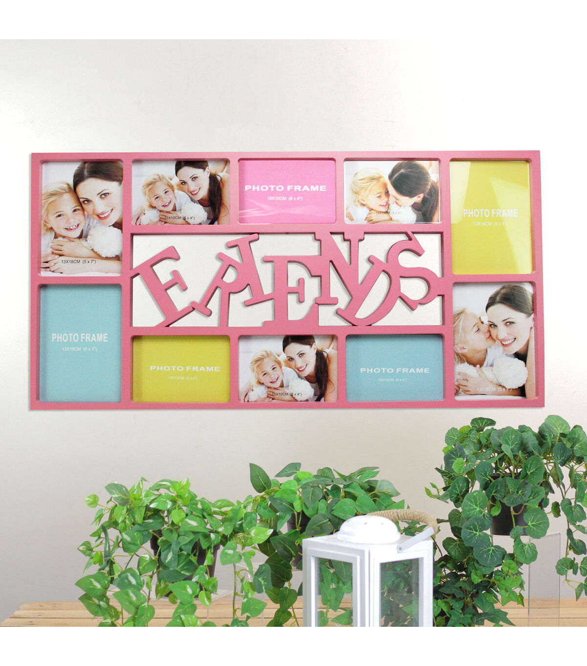 Northlight 29 Pink 10 Photo Friends Collage Frame