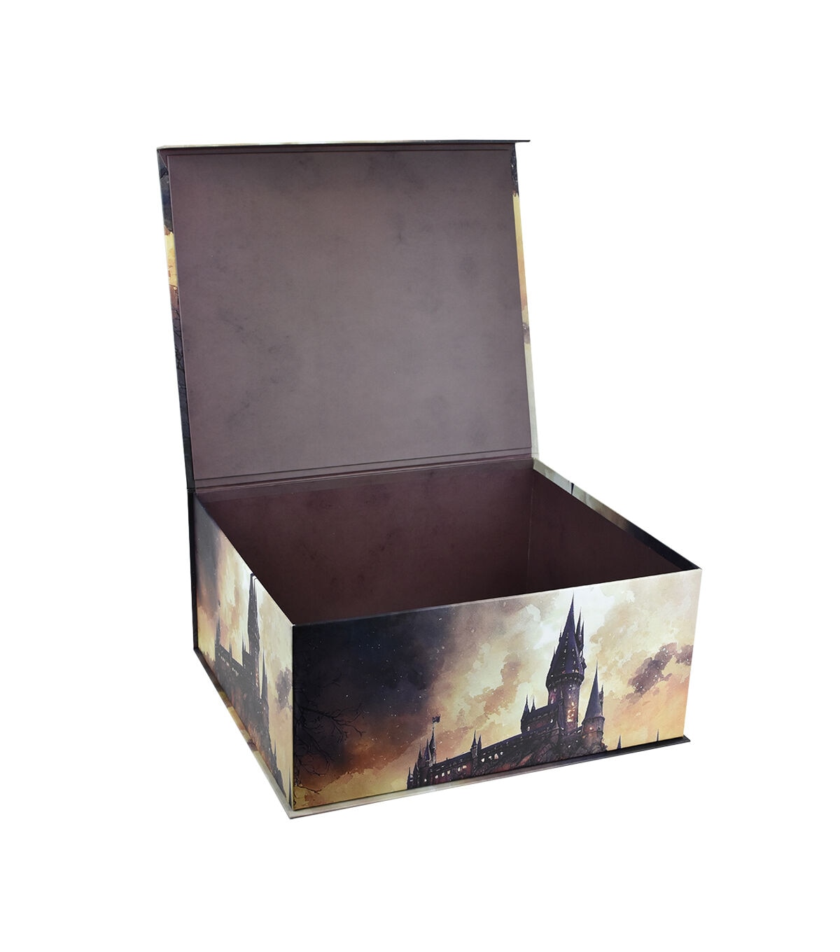 16 Watercolor Castle Fliptop Box by Place & Time