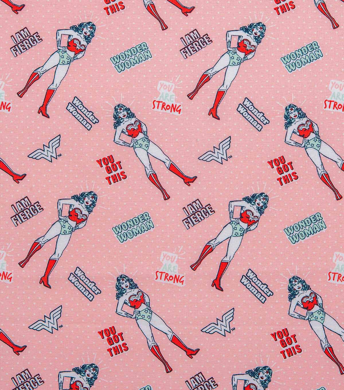 Dc Wonder Woman You Got This Cotton Fabric