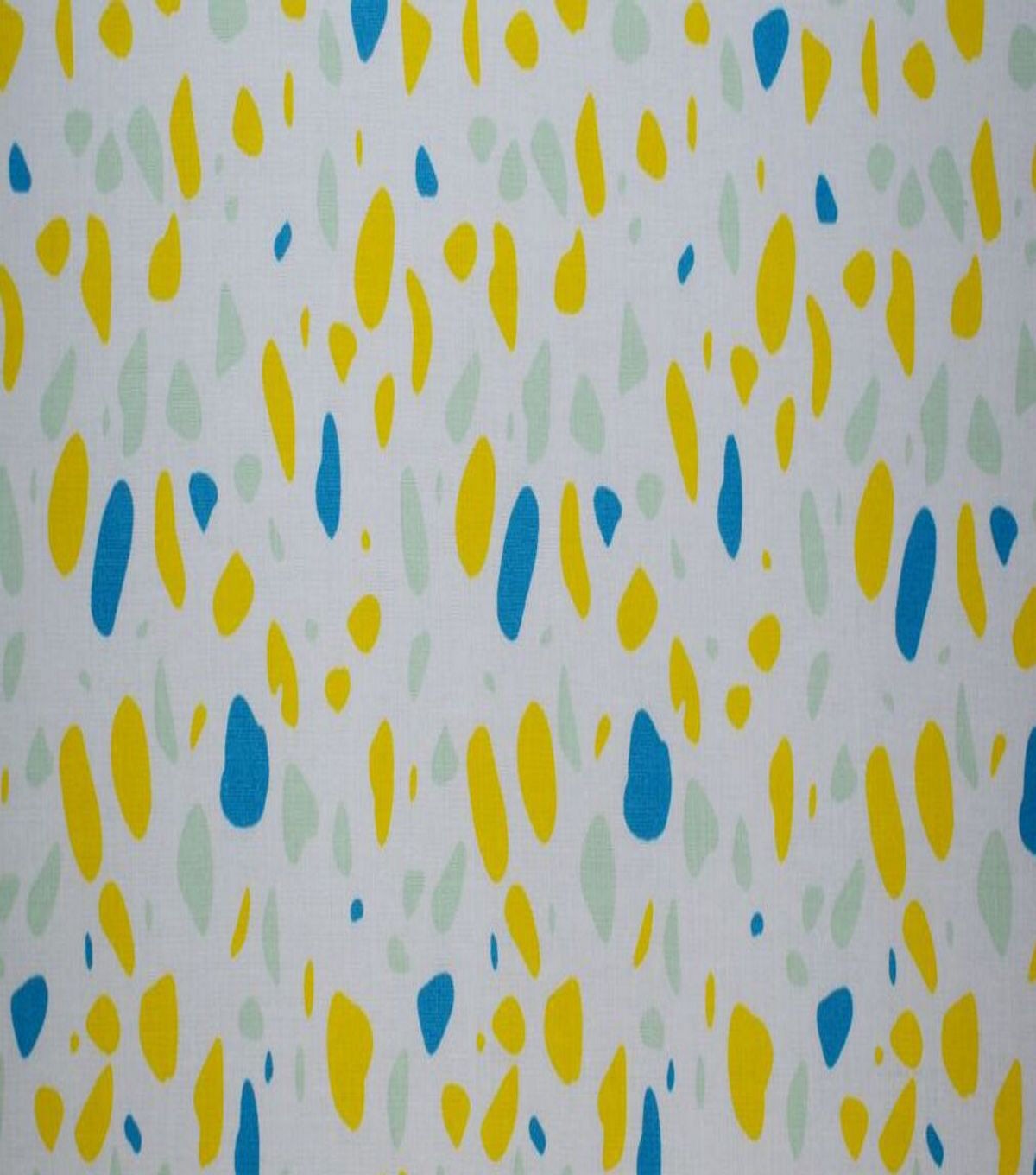 Multi Varying Dots on White Quilt Cotton Fabric by Quilter's Showcase