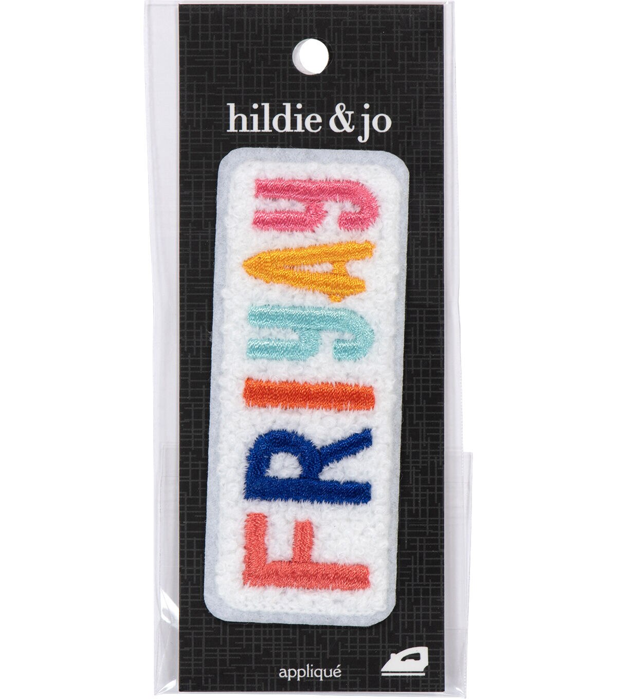 3.5 x 1 Friyay Iron On Patch by hildie & jo