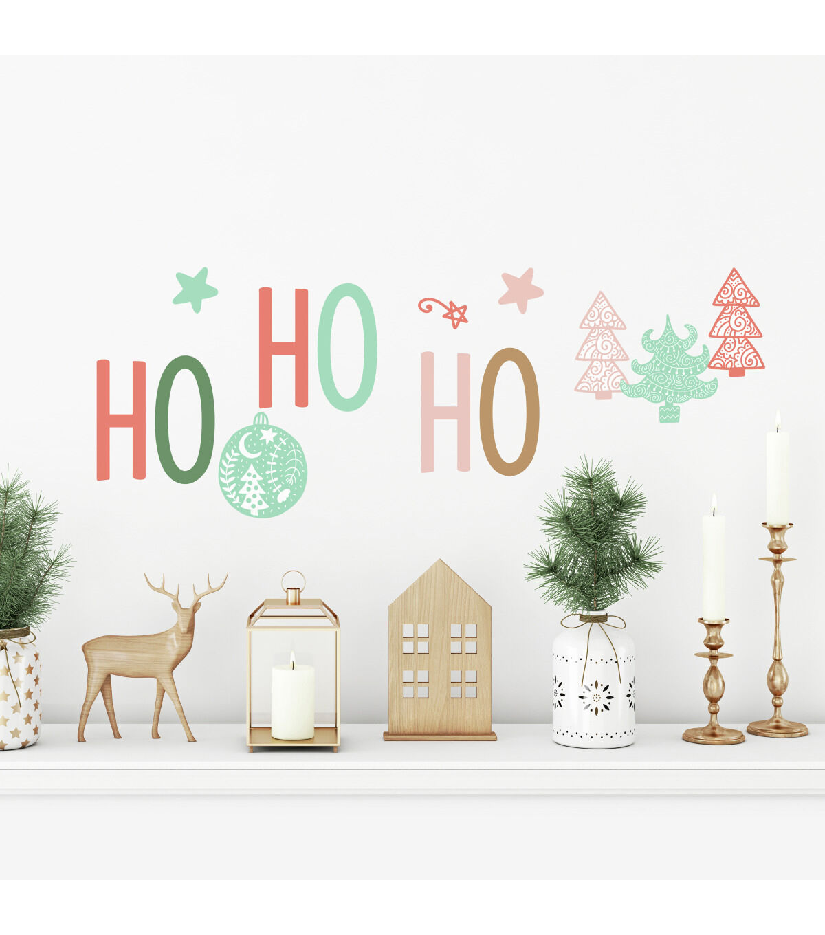 RoomMates Fa La La La La Peel & Stick Wall Decal Wallpaper