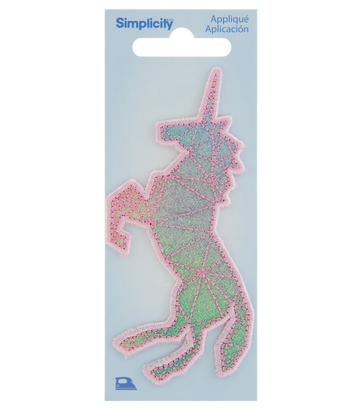 Simplicity 4 Geometric Stitched Unicorn Iron On Patch