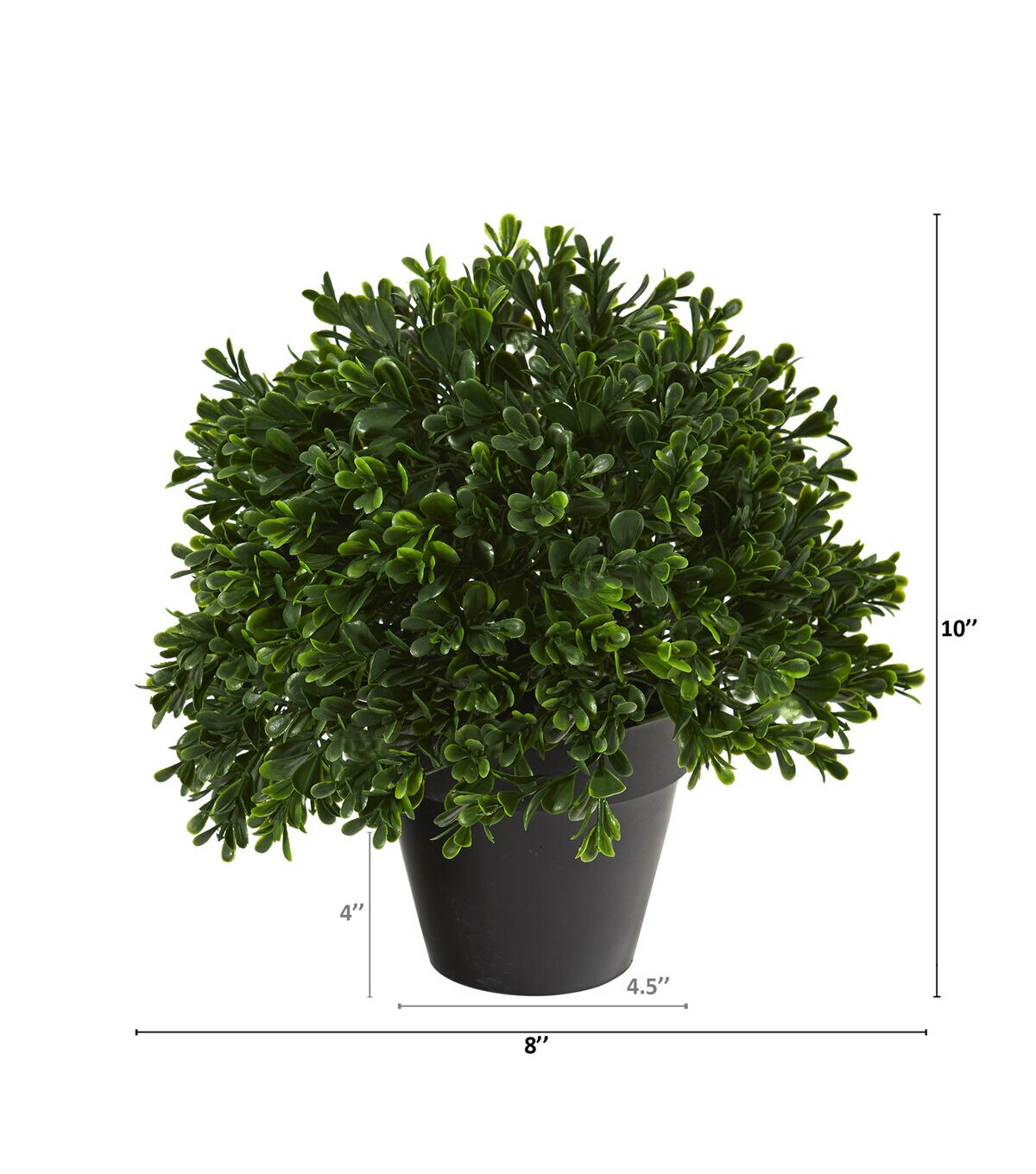 Nearly Natural 10 Artificial UV Resistant Boxwood Topiary in Planter