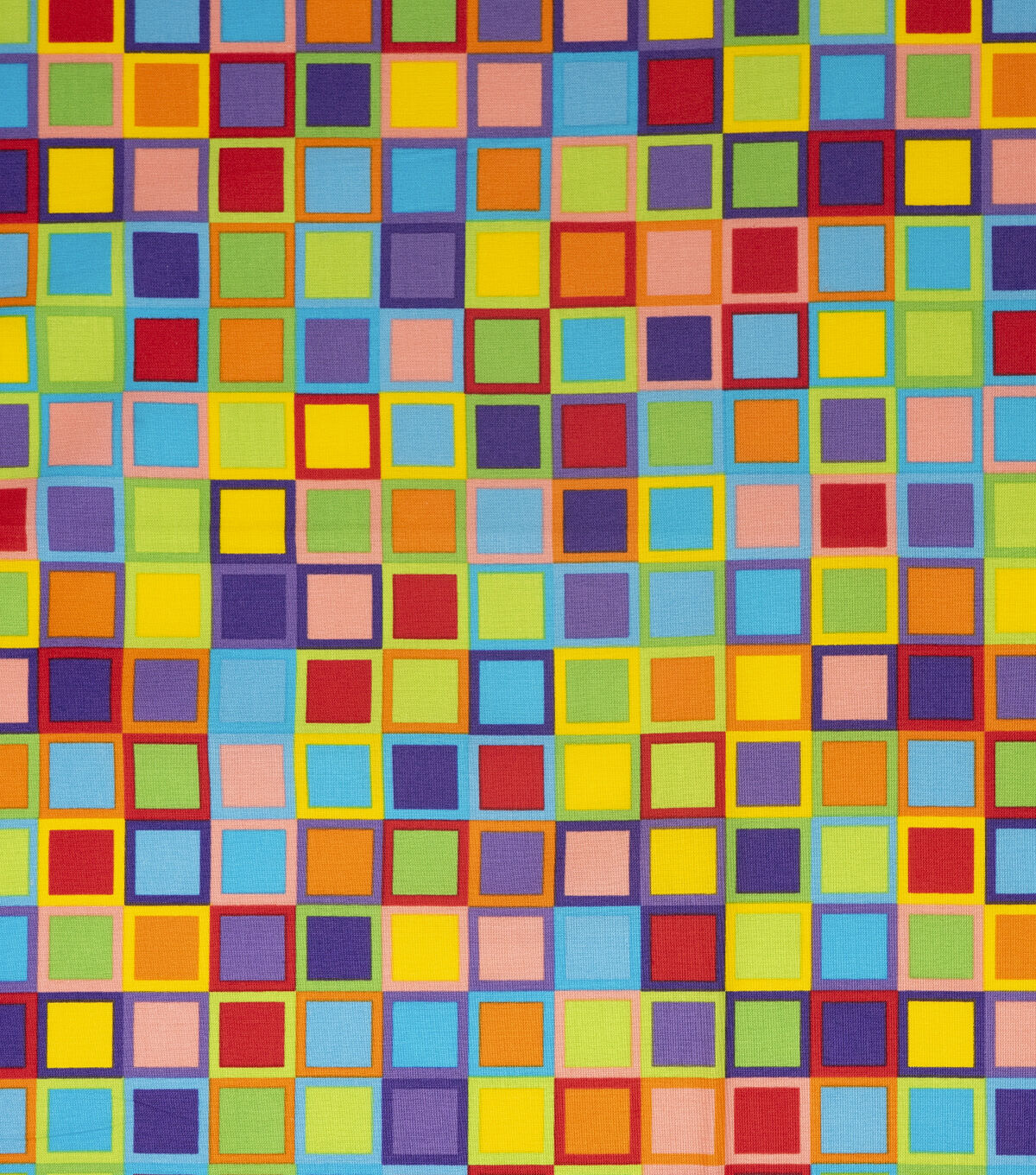 Rainbow Blocks Cotton Fabric by Keepsake Calico