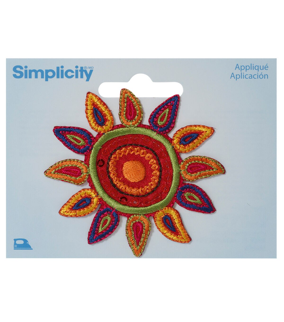 Simplicity 3 Sun Iron On Patch