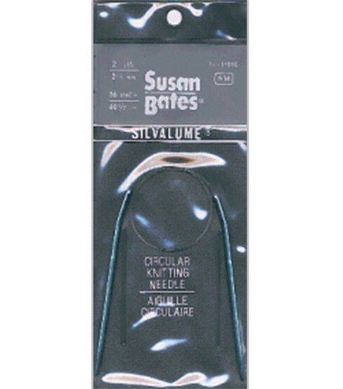 Susan Bates 2ct Silvalume Circular Knitting Needle Set