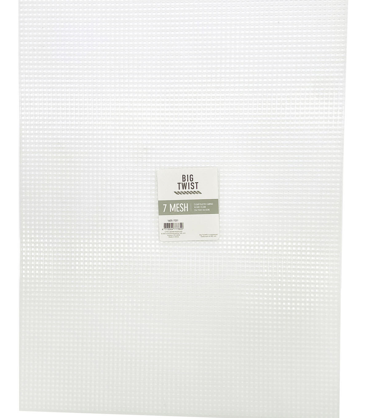 10.5 x 13.5 Clear 7 Plastic Mesh Embroidery Canvas by Big Twist
