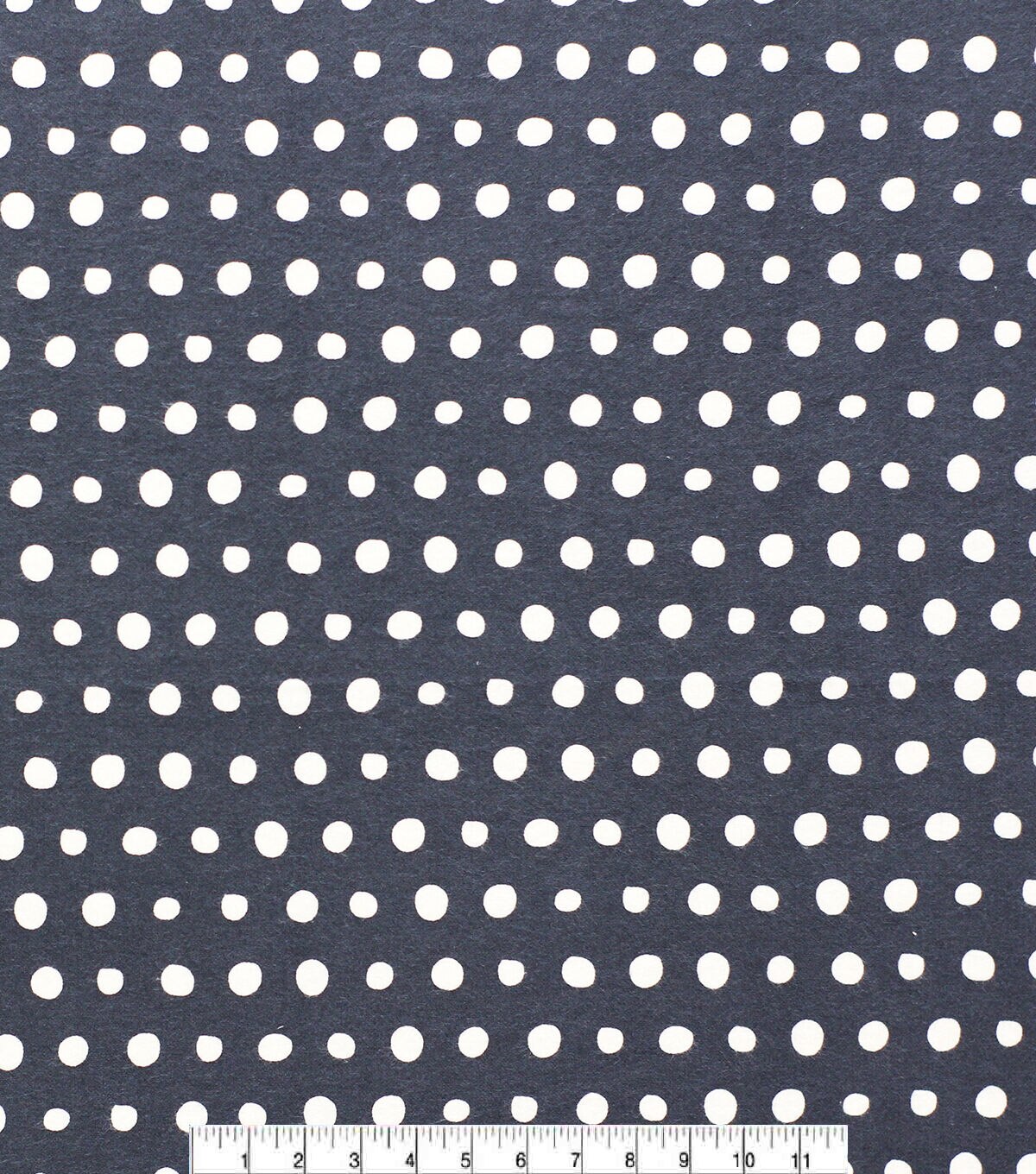Super Snuggle POP! Dots Navy Flannel Fabric