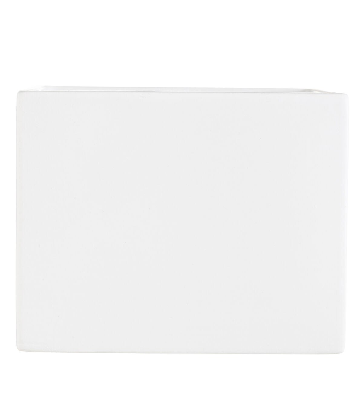 6''x 5'' White Ceramic Vase by Bloom Room