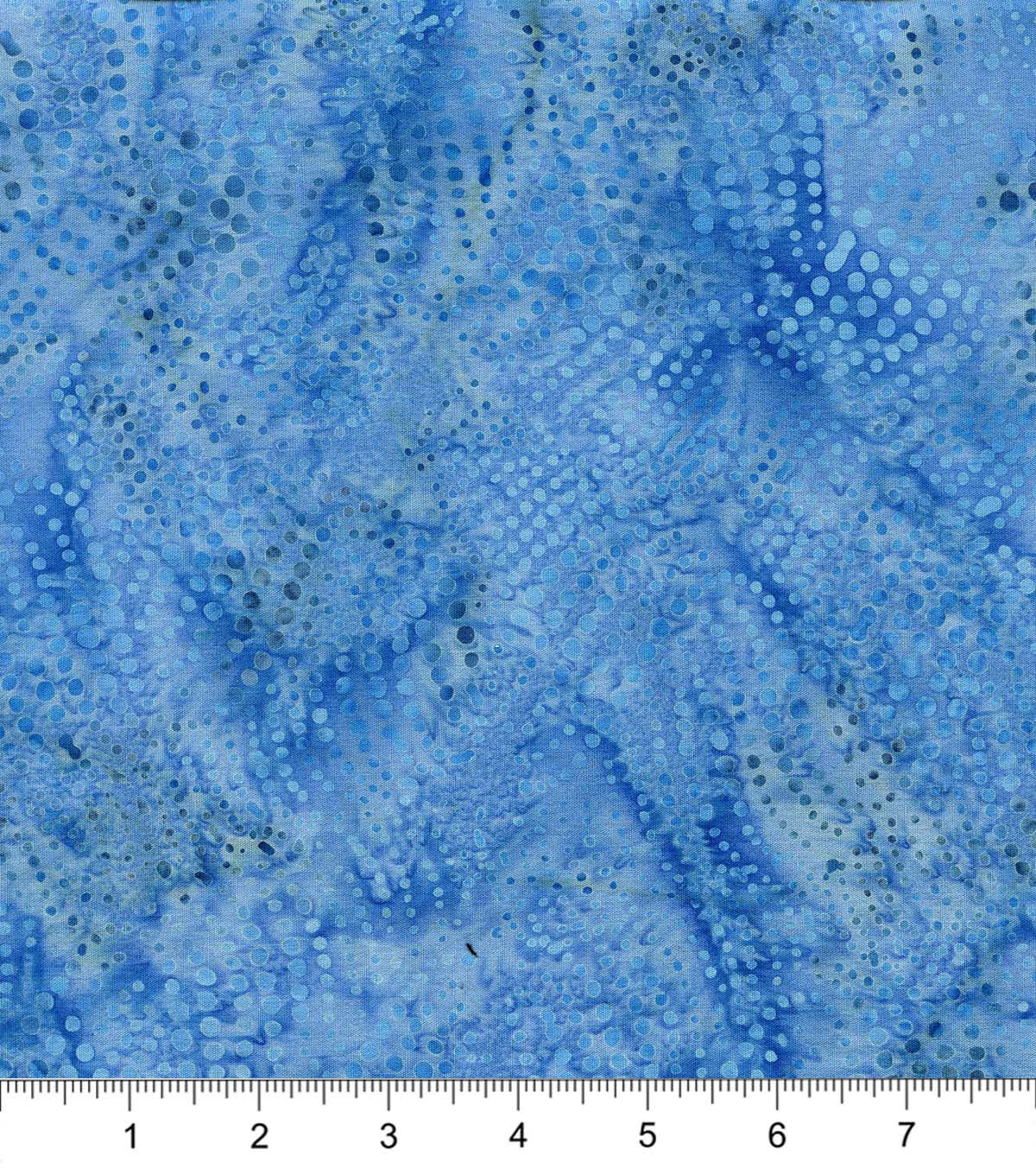 Blue Blenders Batik Cotton Fabric