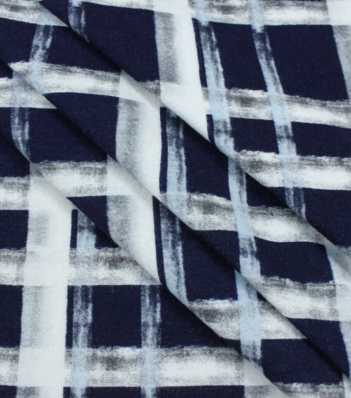Sketchy Plaid Super Snuggle Flannel Fabric