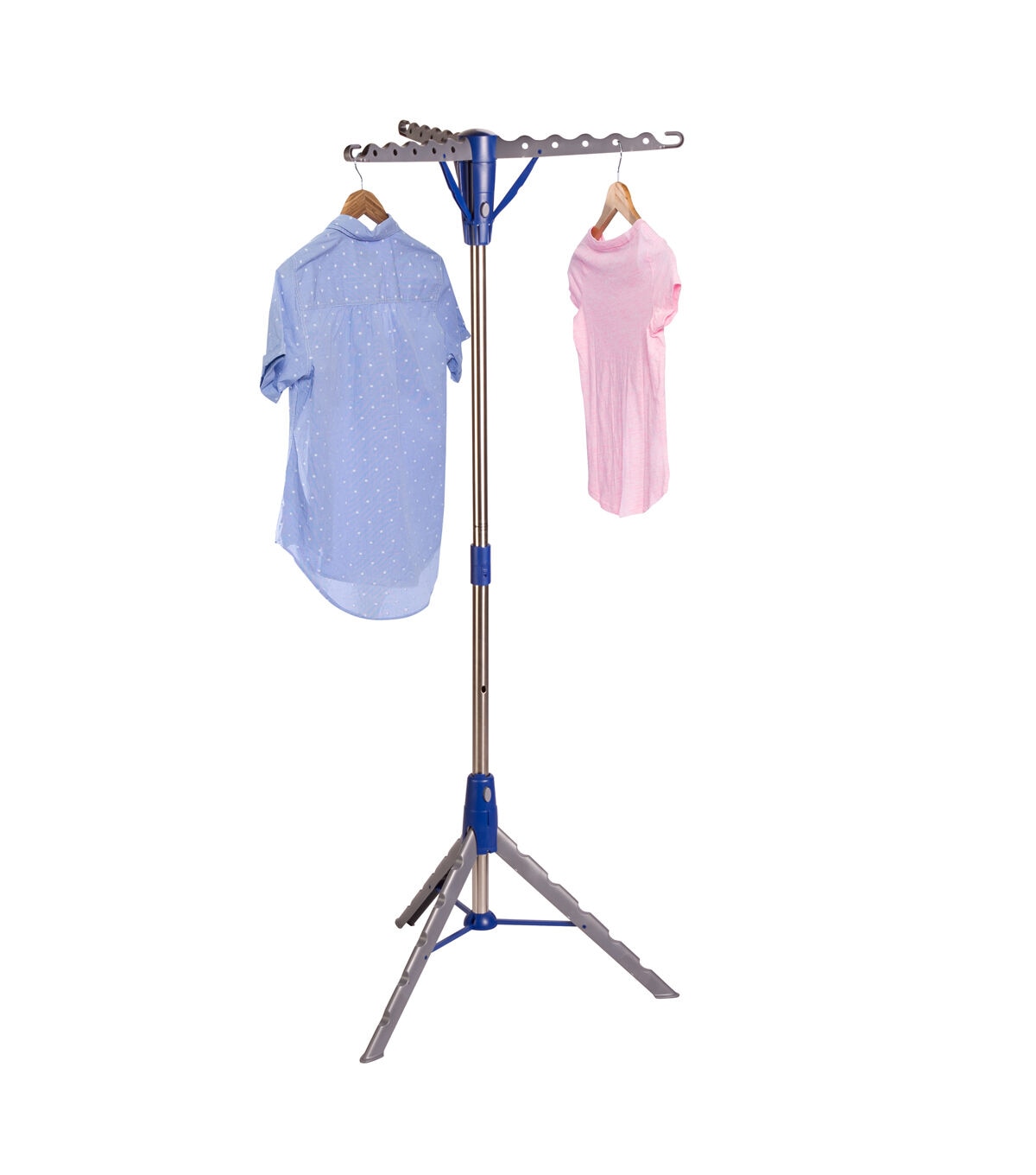 Honey Can Do 26 x 64 Blue & Chrome Tripod Drying Rack