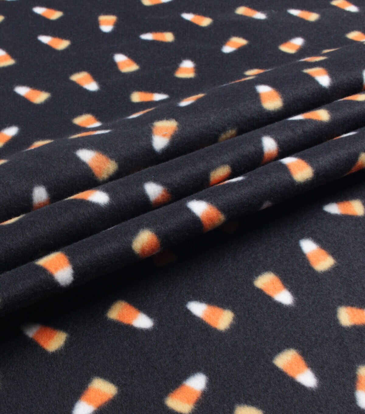 Blizzard Fleece Halloween Candy Corn Fabric