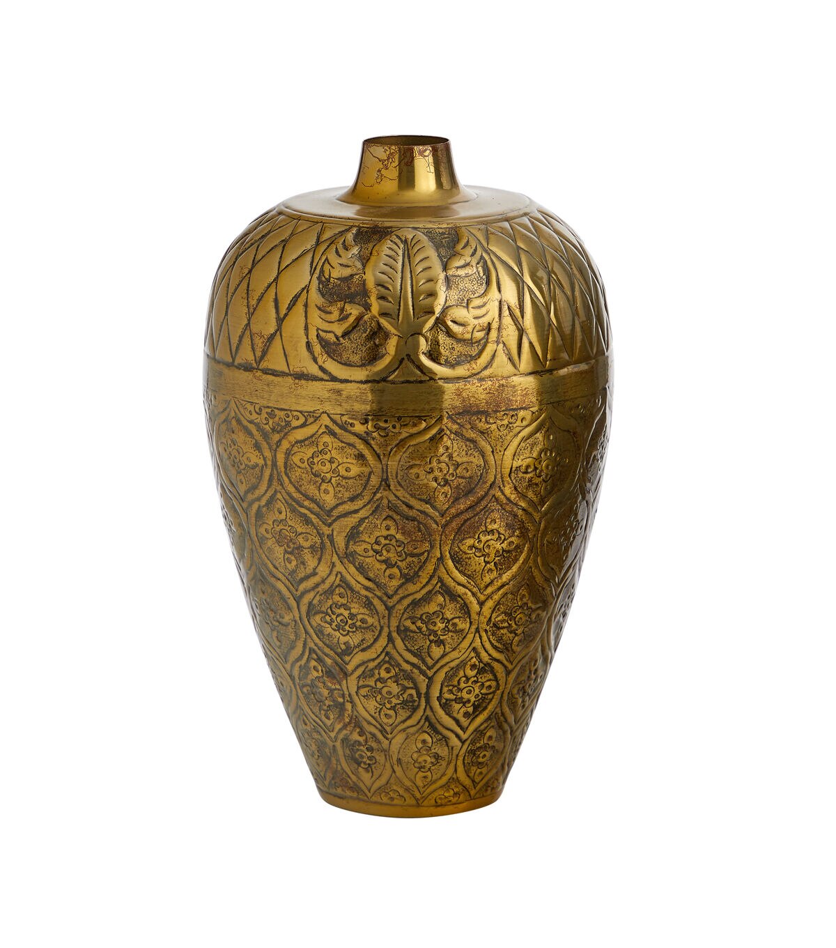 Nearly Natural 15 Bronze Gold Antique Urn