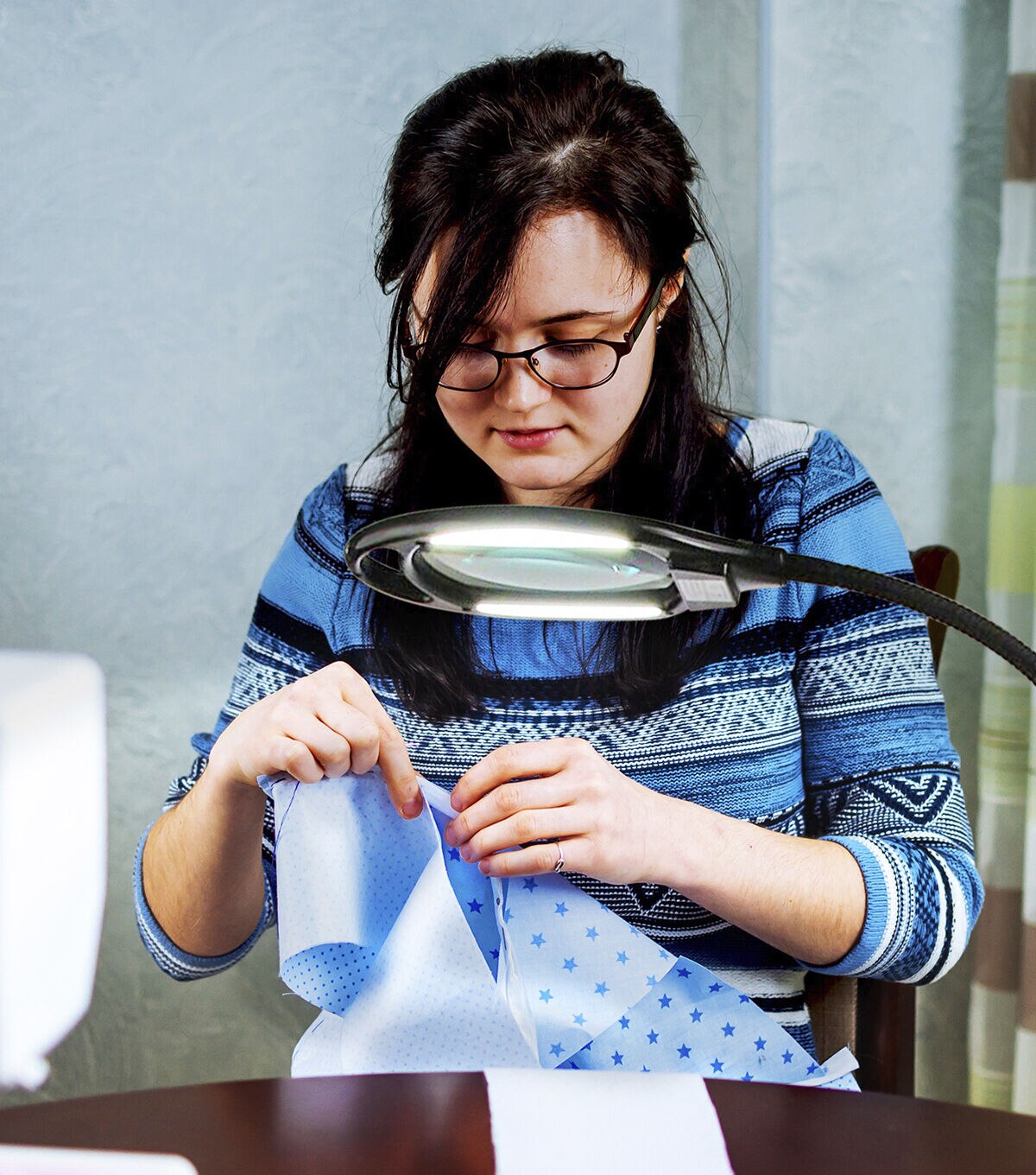 Brightech LightView LED Floor Magnifier with 5 Diopter - Black