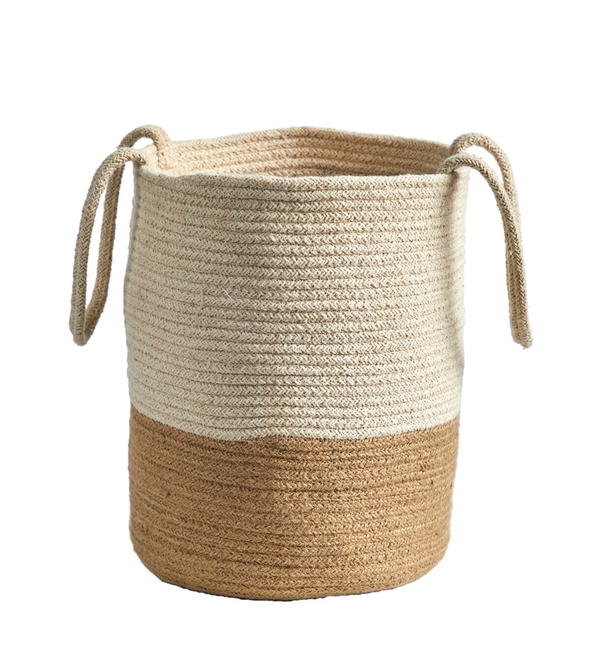 Nearly Natural 12 Handmade Natural Cotton Woven Basket