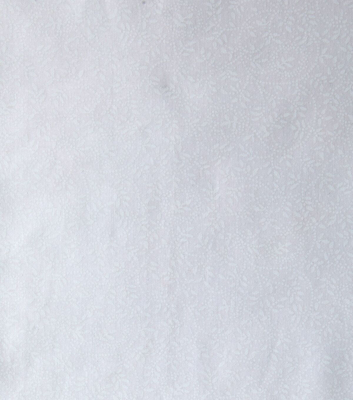 White Vine Scroll Quilt Cotton Fabric by Keepsake Calico