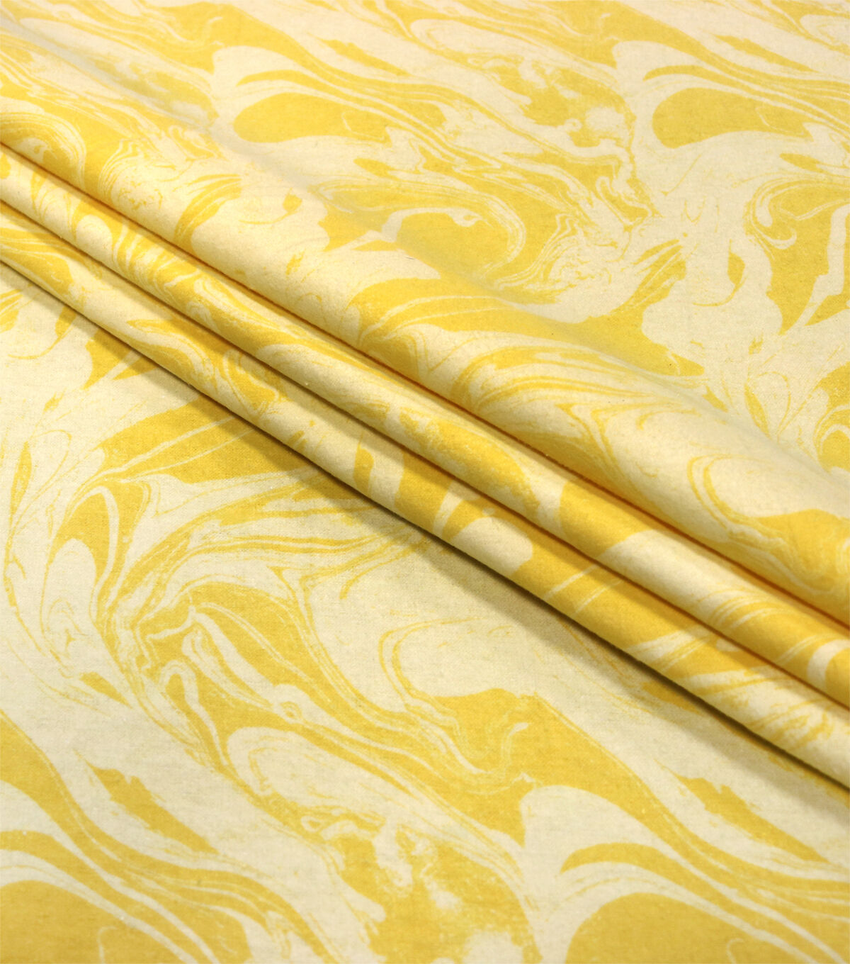 POP! Yellow Tie Dye Super Snuggle Flannel Fabric