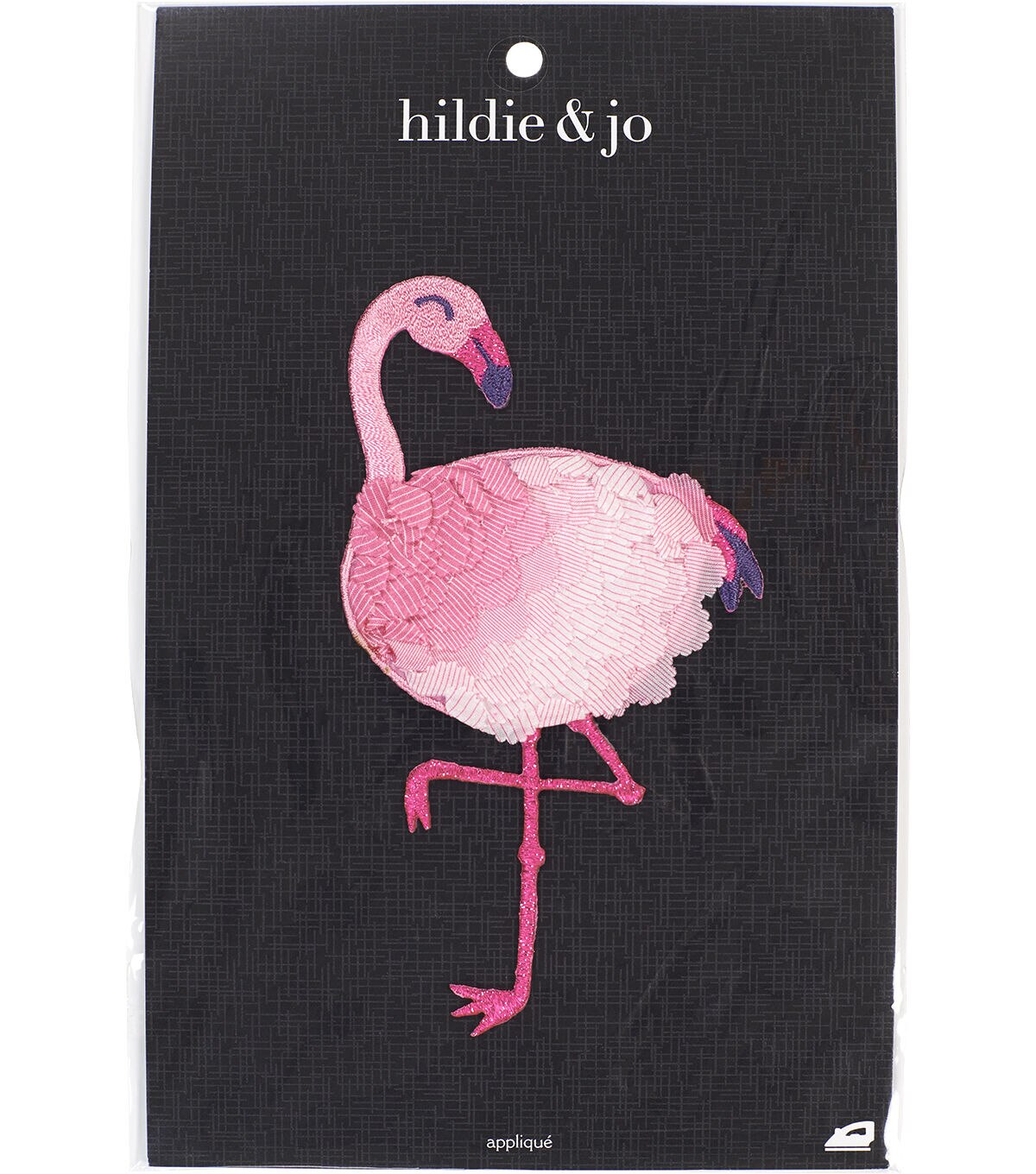 3 x 5 Pink Flamingo Patch by hildie & jo