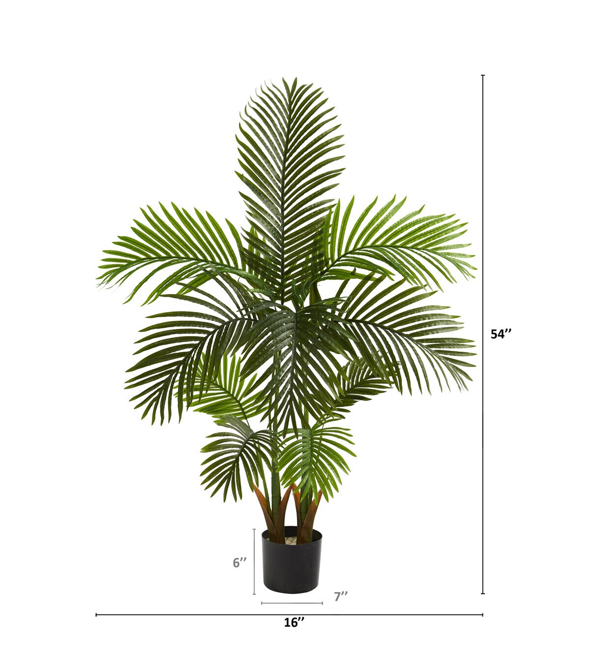 Nearly Natural 54 Areca Palm Artificial Tree