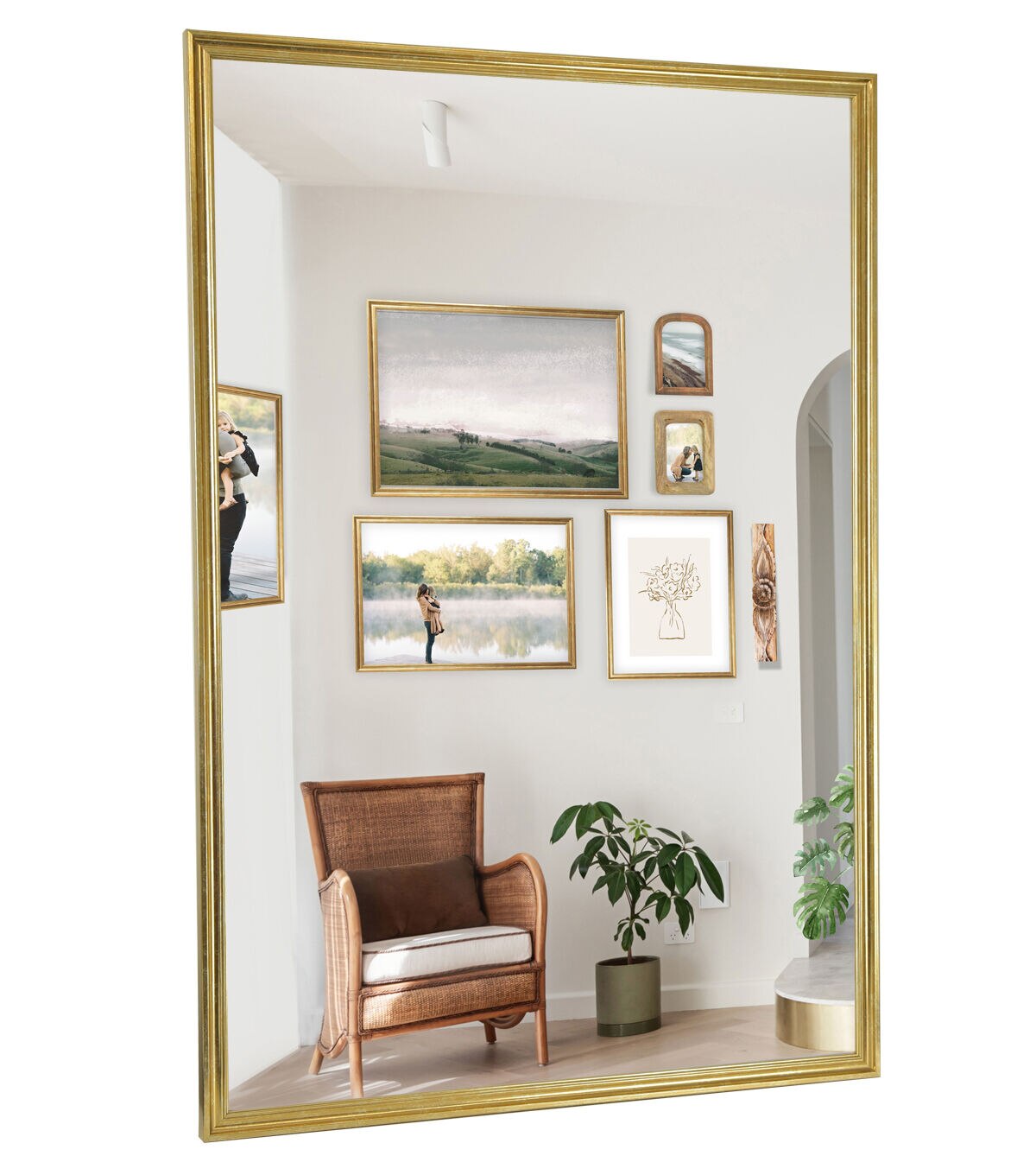 24 x 36 Traditional Brass Poster Frame by Place & Time