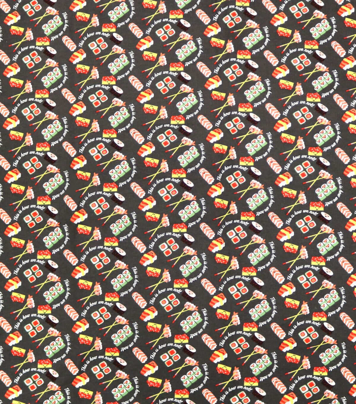 This Is How We Roll Super Snuggle Flannel Fabric