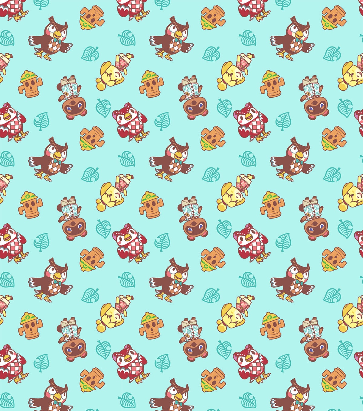 Animal Crossing Welcome To Cotton Fabric