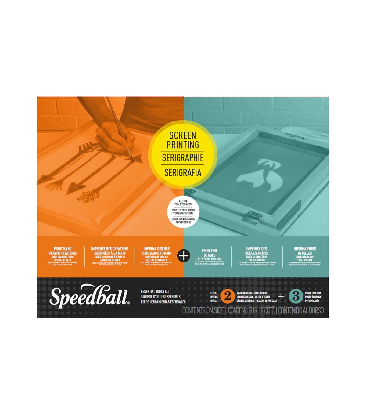 Speedball 9ct Screen Printing Essentials Tools Kit