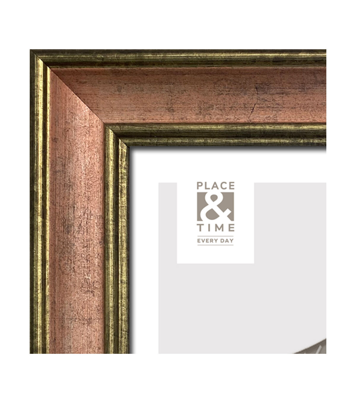 5 x 7 Lara Rose Gold Tabletop Picture Frame by Place & Time