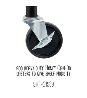 Honey Can Do 36 Black 5 Tier Shelving Shelf