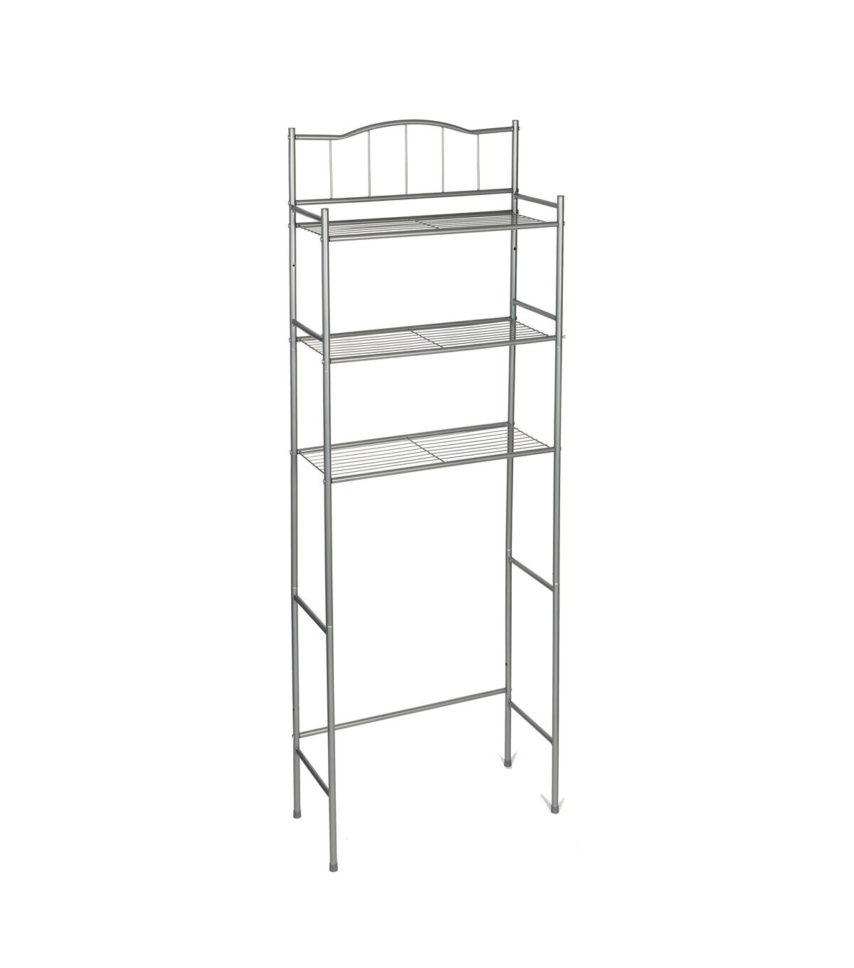 Honey Can Do 23 x 65 Satin Nickel 3 Tier Over The Toilet Space Saver
