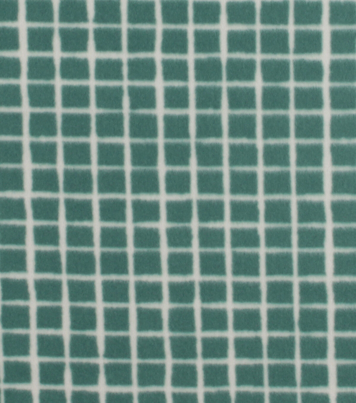 Green Grid Plaid Blizzard Fleece Fabric