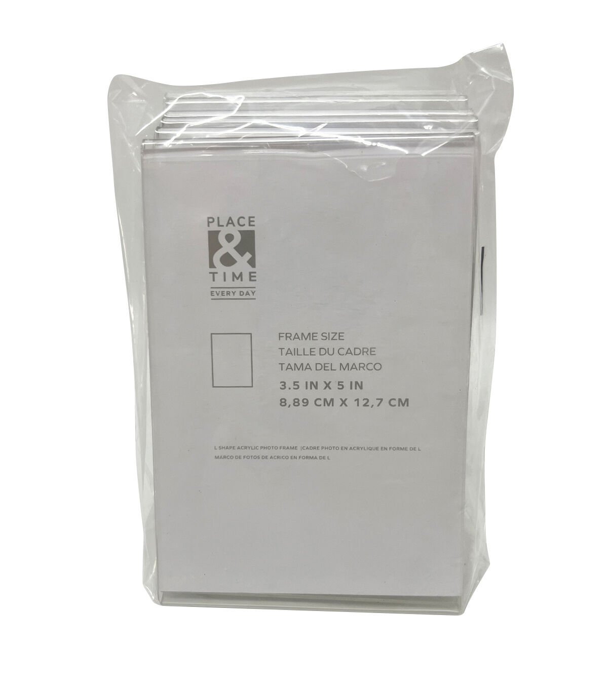 3.5 x 5 Acrylic Tabletop Picture Frames 6pk by Place & Time