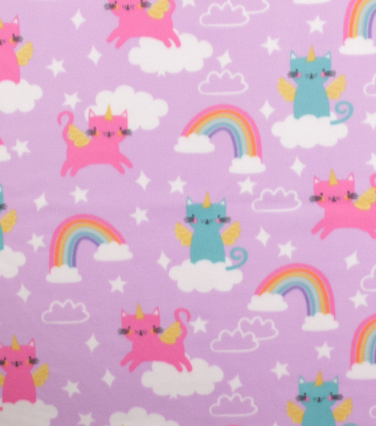 Blizzard Fleece Fabric Caticorns