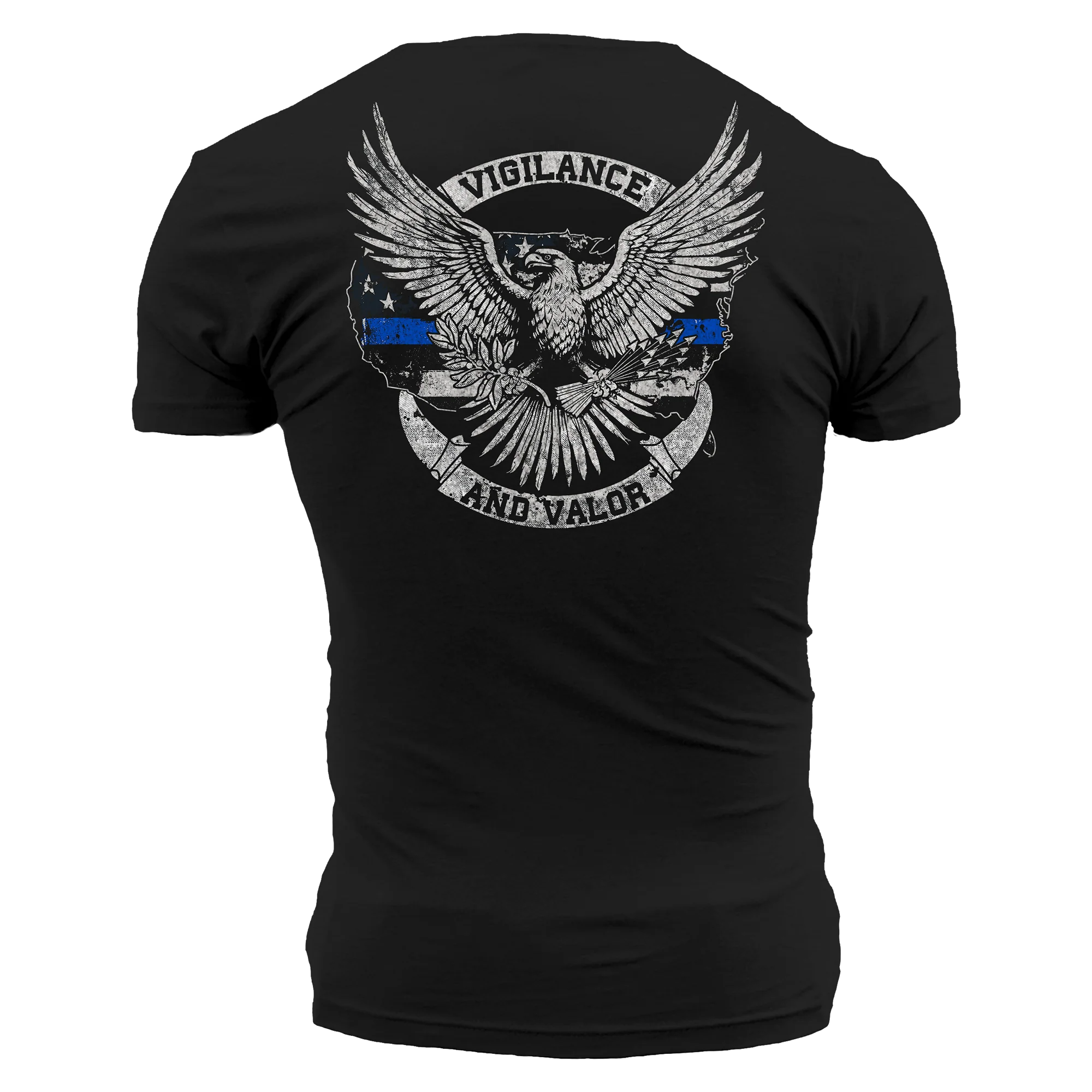 Vigilance and Valor T-Shirt - Black