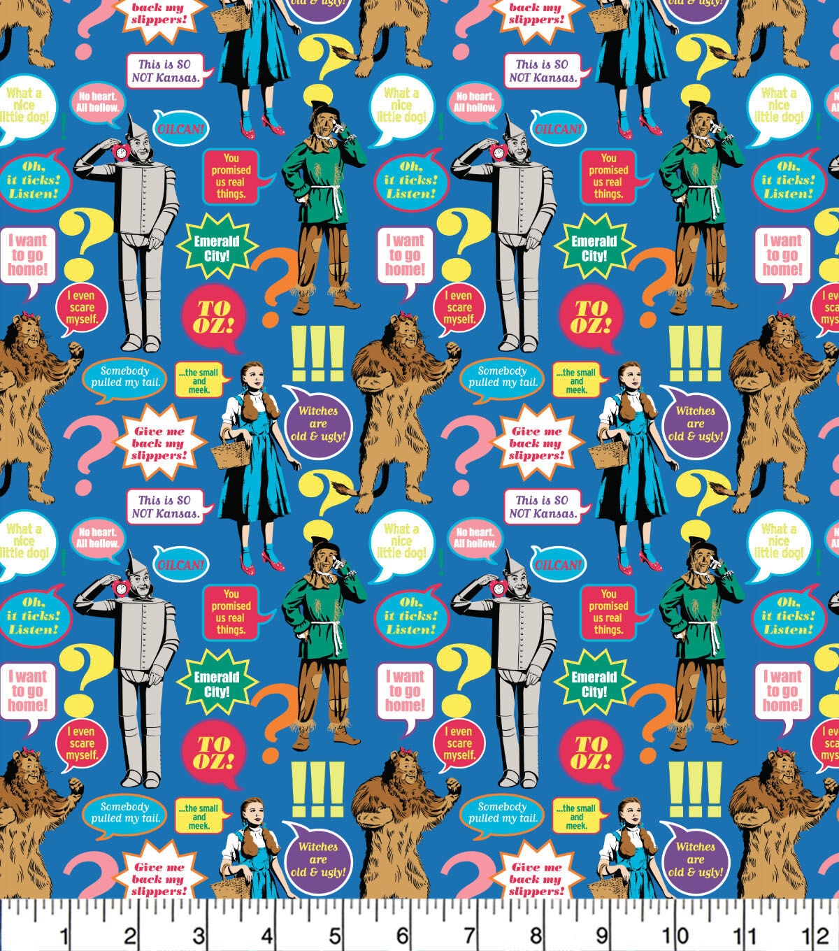 Wizard Of Oz Pop Cotton Fabric