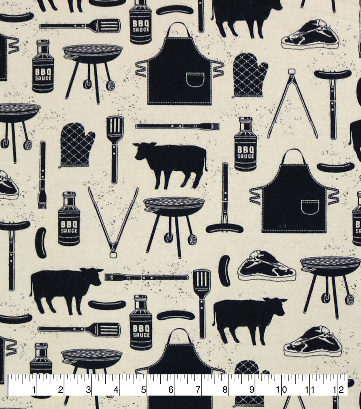 Grill Super Snuggle Flannel Fabric